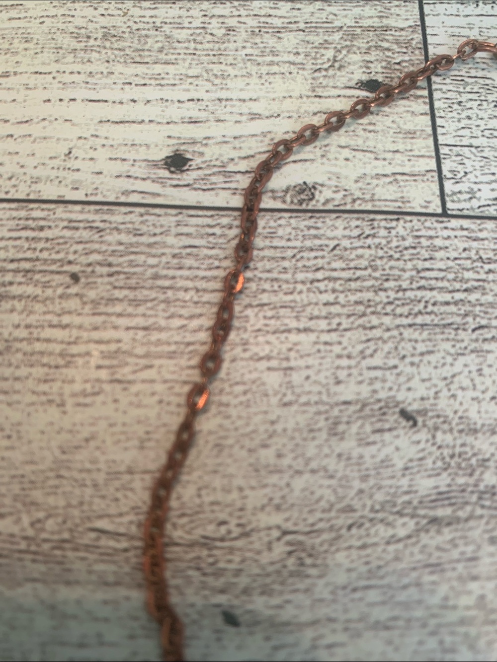 Copper Metal Heart necklace - Picture 2 of 4
